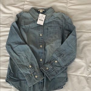 Jcrew Girls denim top